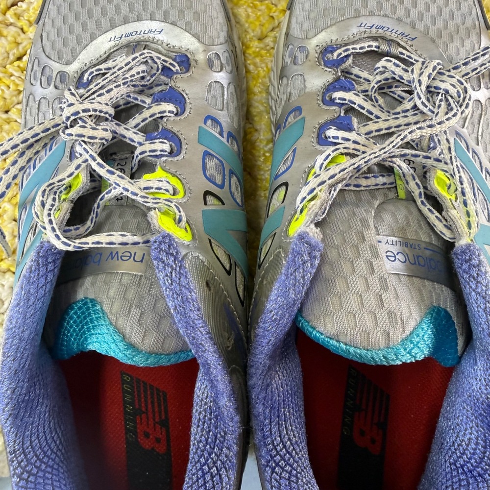 New Balance 1260v4 Silver Teal Purple Running Shoes Womens 10 B W1260GP4 - Picture 8 of 16